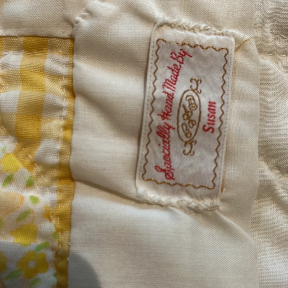 Handmade Baby Quilted Blanket - Picture 4 of 14